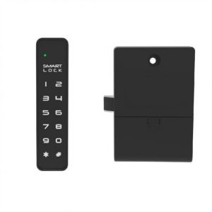 Cerradura Baling H04 mueble vertical negra